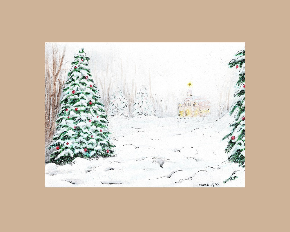 Winter Church Scene 2022